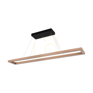 Lampa suspendată Legno, stejar uleiat/negru, 3 LED-uri, 80 W, lumină orientabilă în sus și în jos, 164,5 cm 0 Lampa suspendată Legno, stejar uleiat/negru, 3 LED-uri, 80 W, lumină orientabilă în sus și în jos, 164,5 cm small 0