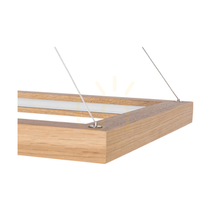 Lampa suspendată Legno, stejar uleiat, 1xLED 33 W, lumină orientabilă în sus și în jos, 84 cm small 2