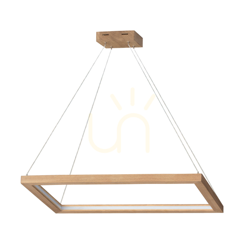 Verifica Lampa suspendată Legno, stejar uleiat, 1xLED 33 W, lumină orientabilă în sus și în jos, 84 cm