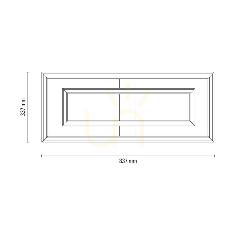 Spectacol Lampă de tavan / aplice de perete Ramme, stejar uleiat/negru, 2xLED, 55,5 W, 83,7 cm Lampă de tavan / aplice de perete Ramme, stejar uleiat/negru, 2xLED, 55,5 W, 83,7 cm