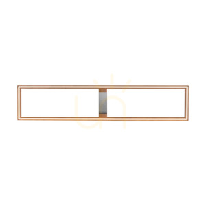 Lampă de tavan / aplice de perete Ramme, stejar uleiat/nichel mat, 1xLED 57 W, 163,7 cm small 1