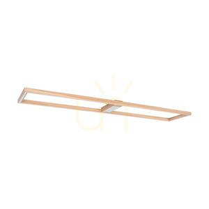 Lampă de tavan / aplice de perete Ramme, stejar uleiat/nichel mat, 1xLED 57 W, 163,7 cm small 2