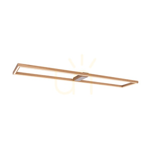 Lampă de tavan / aplice de perete Ramme, stejar uleiat/nichel mat, 1xLED 57 W, 163,7 cm small 3