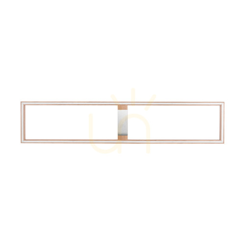 Verifica Lampă de tavan / aplice de perete Ramme, stejar uleiat/nichel mat, 1xLED 57 W, 163,7 cm