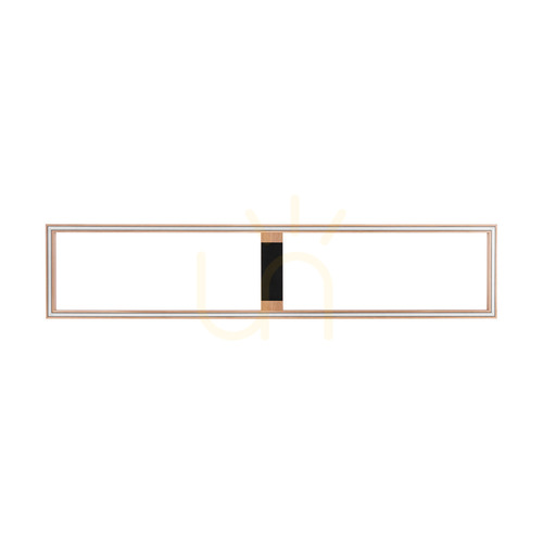 Verifica Lampă de tavan / aplice de perete Ramme, stejar uleiat/negru, 1xLED 57 W, 163,7 cm