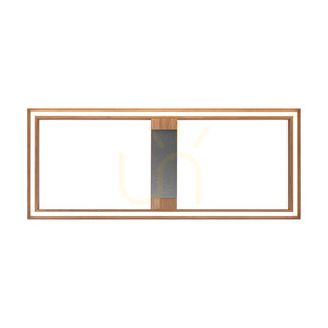 Lampă de tavan / aplice de perete Ramme, stejar uleiat/nichel mat, 1xLED 33 W, 83,7 cm small 1