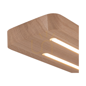 Lampa de tavan / aplice de perete Neele, stejar uleiat, 2 LED-uri, 12 W, 55 cm 3 Lampa de tavan / aplice de perete Neele, stejar uleiat, 2 LED-uri, 12 W, 55 cm small 3