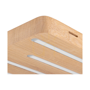 Lampa de tavan / aplice de perete Neele, stejar uleiat, 5 LED-uri, 19,5 W, 34 cm small 2