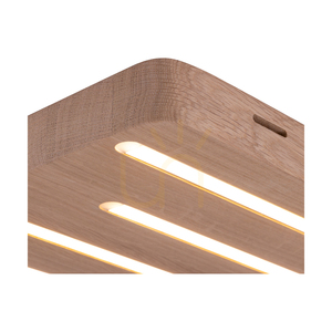 Lampa de tavan / aplice de perete Neele, stejar uleiat, 5 LED-uri, 19,5 W, 34 cm small 3