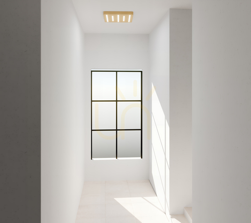 Verifica Plafonieră și aplică Brinova NEELE, stejar uleiat, 5×LED 19,5 W, 34 cm