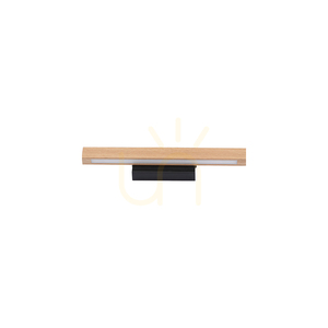 Aplică de perete Aqua Luce, stejar uleiat/negru, 1xLED 6 W, 40 cm small 2