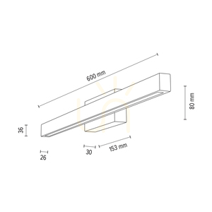 Aplică de perete Aqua Luce, stejar uleiat/negru, 1xLED 9 W, 60 cm 2 Aplică de perete Aqua Luce, stejar uleiat/negru, 1xLED 9 W, 60 cm small 2