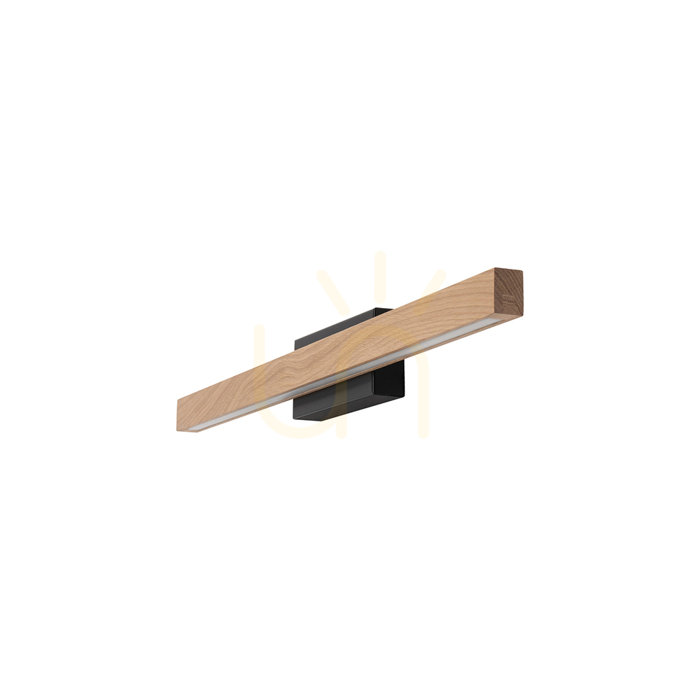 Verifica Aplică de perete Aqua Luce, stejar uleiat/negru, 1xLED 9 W, 60 cm Aplică de perete Aqua Luce, stejar uleiat/negru, 1xLED 9 W, 60 cm
