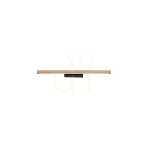 Aplică de perete Aqua Luce, stejar uleiat/negru, 1xLED 12 W, 80 cm small 1