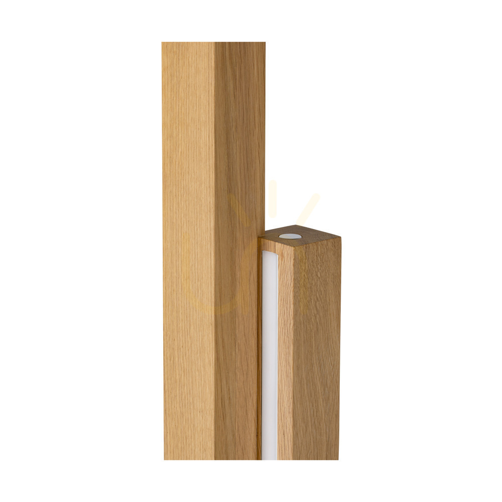 previzualizare Lampa de podea Soho, stejar uleiat, 2 LED-uri, 37,5 W, 28 cm Lampa de podea Soho, stejar uleiat, 2 LED-uri, 37,5 W, 28 cm