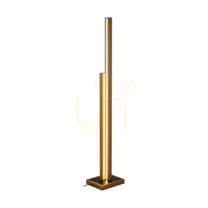 Lampa de podea Soho, stejar uleiat/negru, 2 LED-uri, 37,5 W, 28 cm small 1