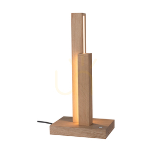 Lampa de masă Soho, stejar tratat cu ulei, 2xLED 10 W, 21,5 cm 1 Lampa de masă Soho, stejar tratat cu ulei, 2xLED 10 W, 21,5 cm small 1