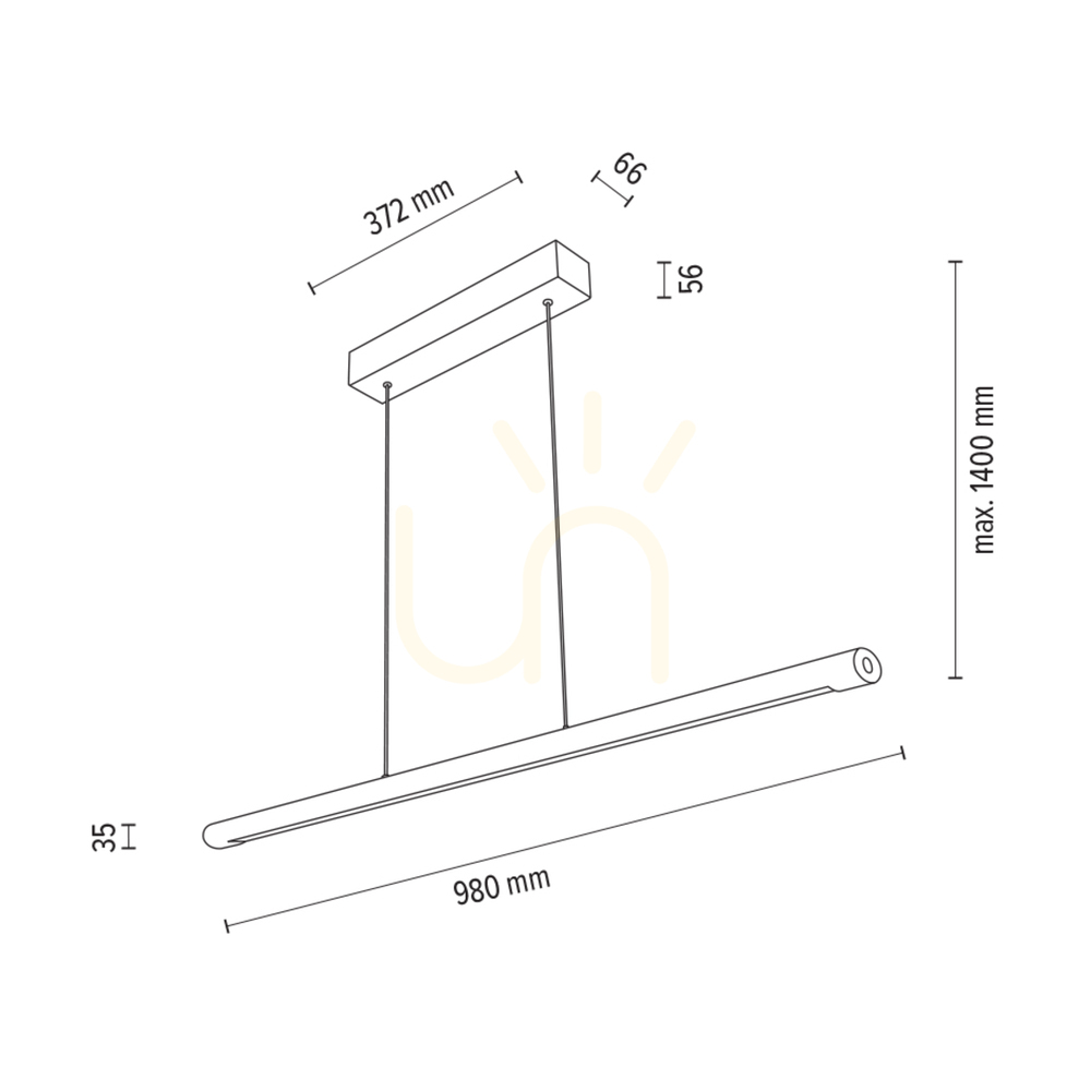 Afişa Lampa suspendată Razmus, stejar uleiat/negru, 1xLED 28 W, lumină orientabilă în sus și în jos, 98 cm Lampa suspendată Razmus, stejar uleiat/negru, 1xLED 28 W, lumină orientabilă în sus și în jos, 98 cm