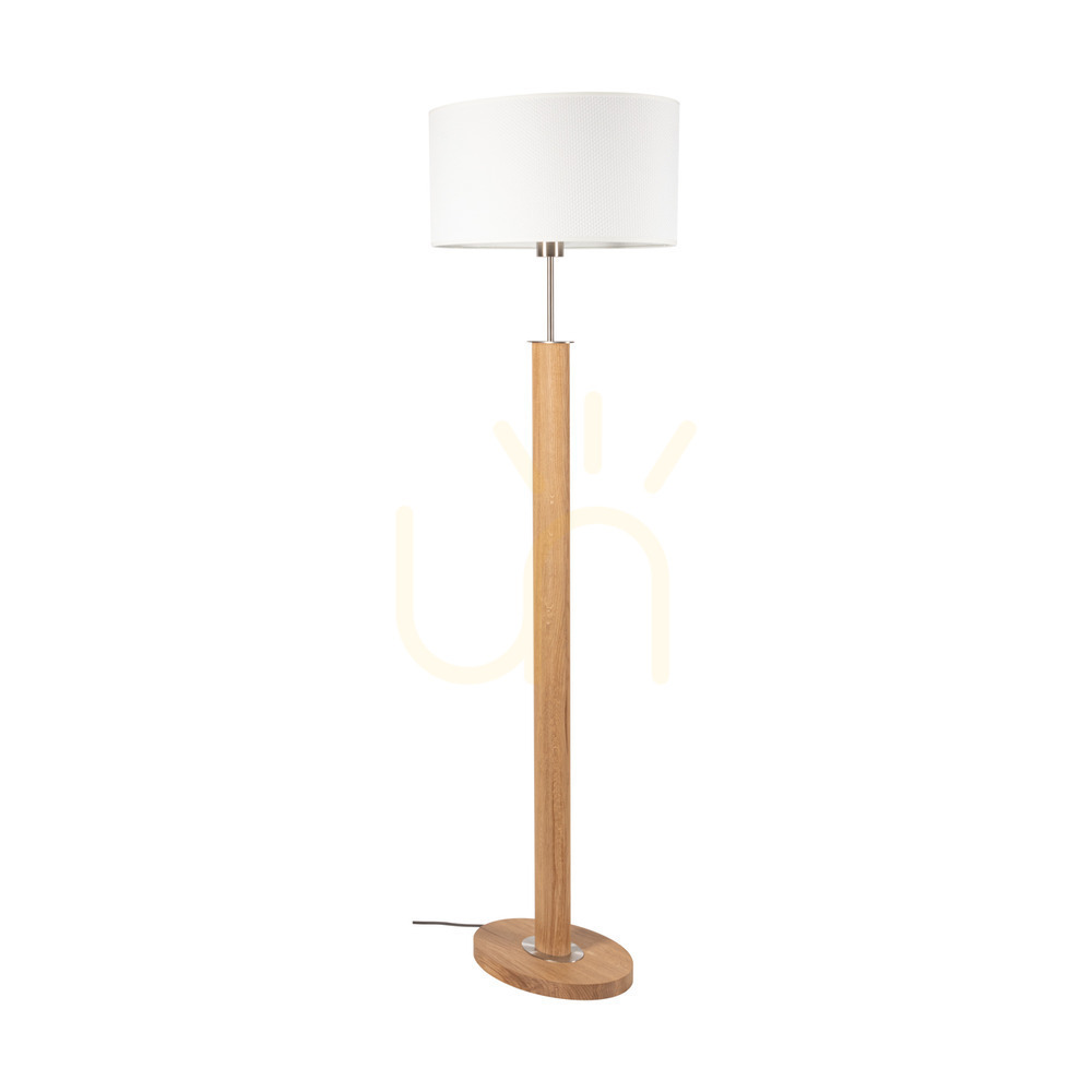 Verifica Lampa de podea Mercedes, stejar uleiat/nichel mat, abajur alb, 1xE27, 52 cm Lampa de podea Mercedes, stejar uleiat/nichel mat, abajur alb, 1xE27, 52 cm