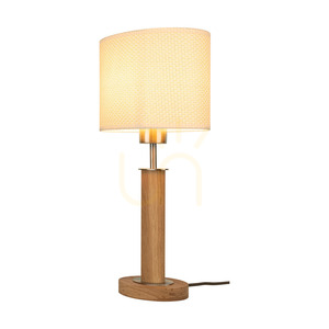 Lampa de masă Mercedes, stejar uleiat/nichel mat, abajur crem-argintiu, 1xE27, 25 cm 2 Lampa de masă Mercedes, stejar uleiat/nichel mat, abajur crem-argintiu, 1xE27, 25 cm small 2