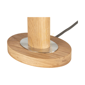 Lampa de masă Mercedes, stejar uleiat/nichel mat, abajur crem-argintiu, 1xE27, 25 cm 3 Lampa de masă Mercedes, stejar uleiat/nichel mat, abajur crem-argintiu, 1xE27, 25 cm small 3