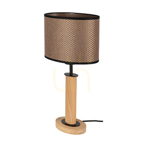 Lampa de podea Mercedes, stejar uleiat/negru, abajur maro-negru-auriu, 1xE27, 25 cm 0 Lampa de podea Mercedes, stejar uleiat/negru, abajur maro-negru-auriu, 1xE27, 25 cm small 0