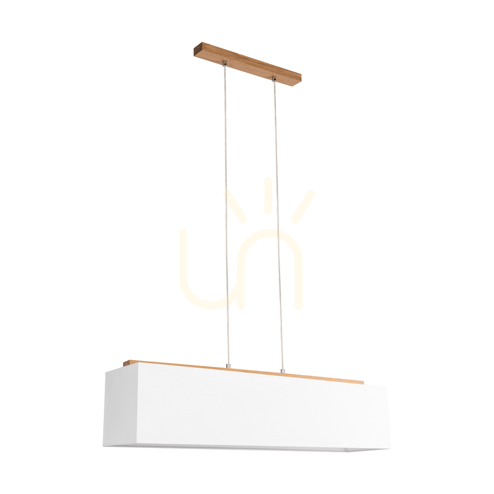 Verifica Lampa suspendată Hakon, stejar uleiat, abajur alb, 4xE27, 90 cm Lampa suspendată Hakon, stejar uleiat, abajur alb, 4xE27, 90 cm