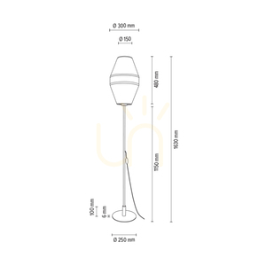 Lampa de podea Amigo, negru/stejar uleiat, abajur bej, 1xE27, Ø30 cm 4 Lampa de podea Amigo, negru/stejar uleiat, abajur bej, 1xE27, Ø30 cm small 4