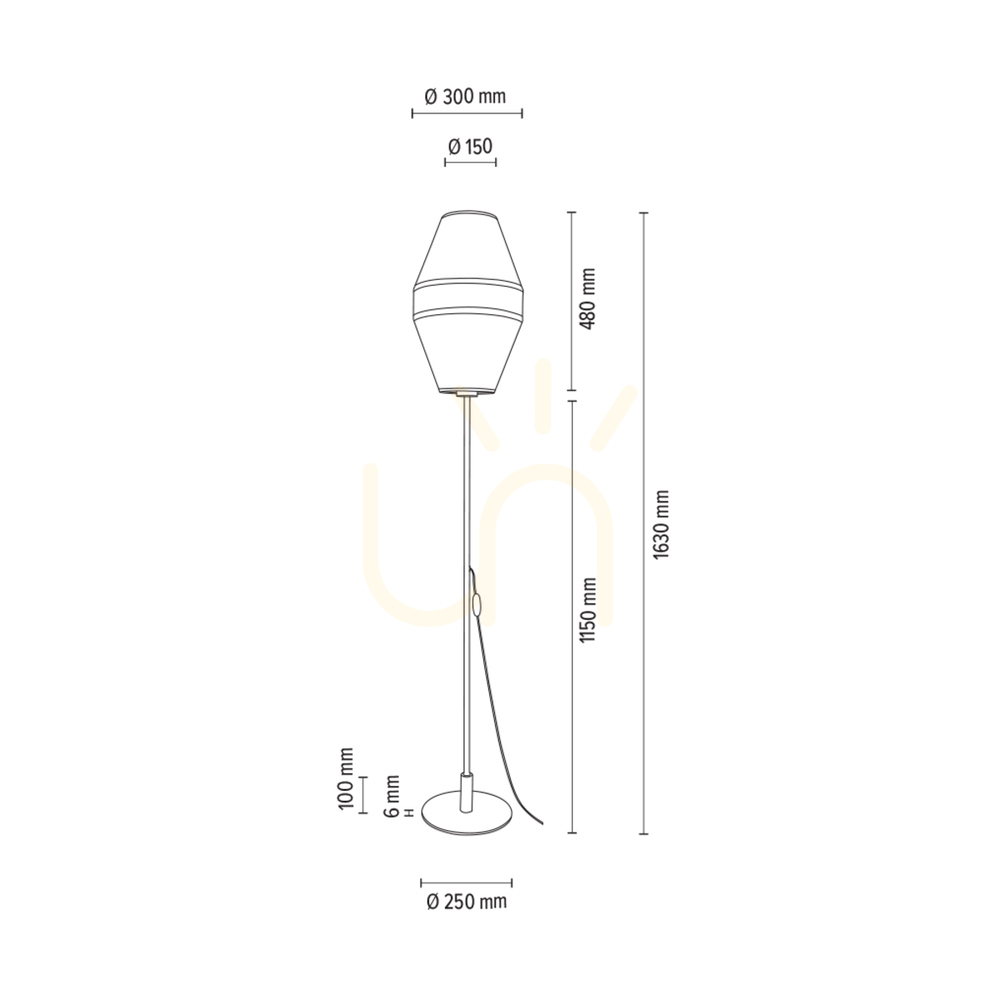 Spectacol Lampa de podea Amigo, negru/stejar uleiat, abajur bej, 1xE27, Ø30 cm Lampa de podea Amigo, negru/stejar uleiat, abajur bej, 1xE27, Ø30 cm