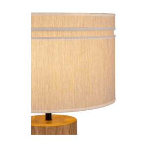 Lampa de masă Palo, stejar uleiat/negru, abajur bej, 1xE27, Ø35 cm 2 Lampa de masă Palo, stejar uleiat/negru, abajur bej, 1xE27, Ø35 cm small 2