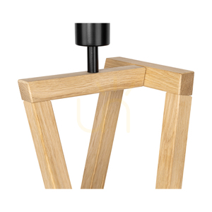 Lampa de podea Clessidra, stejar uleiat/nichel mat, abajur alb, 1xE27, Ø58 cm 2 Lampa de podea Clessidra, stejar uleiat/nichel mat, abajur alb, 1xE27, Ø58 cm small 2