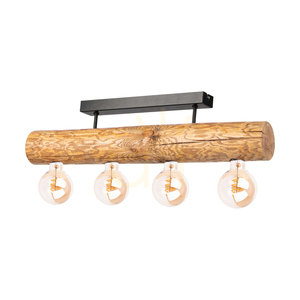 Lampă de tavan Core, maro/negru, 4xE27, 70 cm small 0