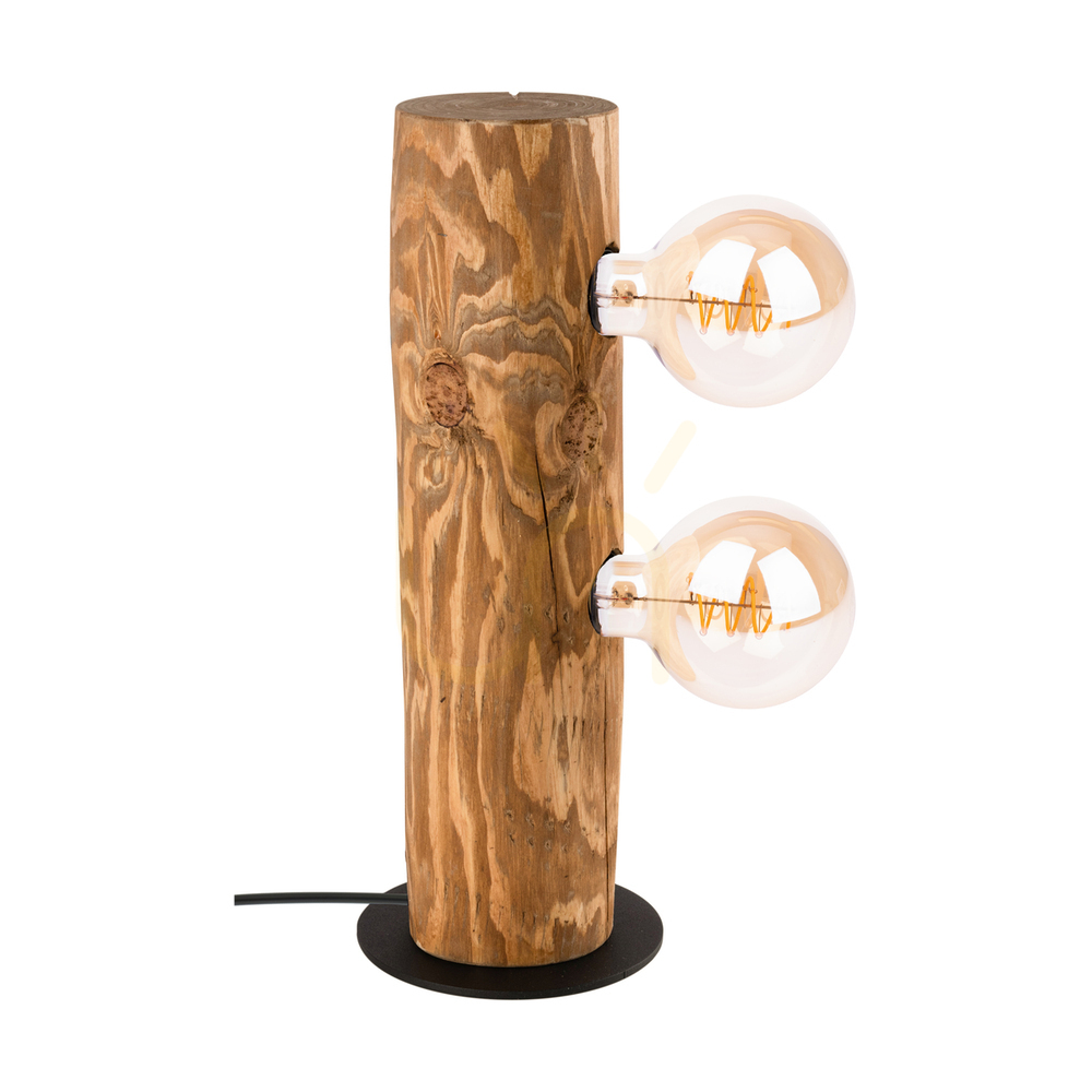 Verifica Lampa de masă Core, maro/negru, 2xE27, Ø15 cm Lampa de masă Core, maro/negru, 2xE27, Ø15 cm