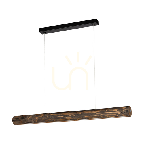 Verifica Lampa suspendată Vudovi, maro/negru, 1xLED, 35 W, 90 cm