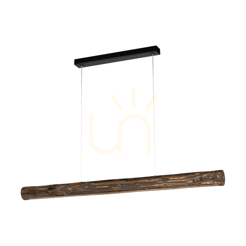 Verifica Lampa suspendată Vudovi, nuc/negru, 1xLED 45 W, 115 cm