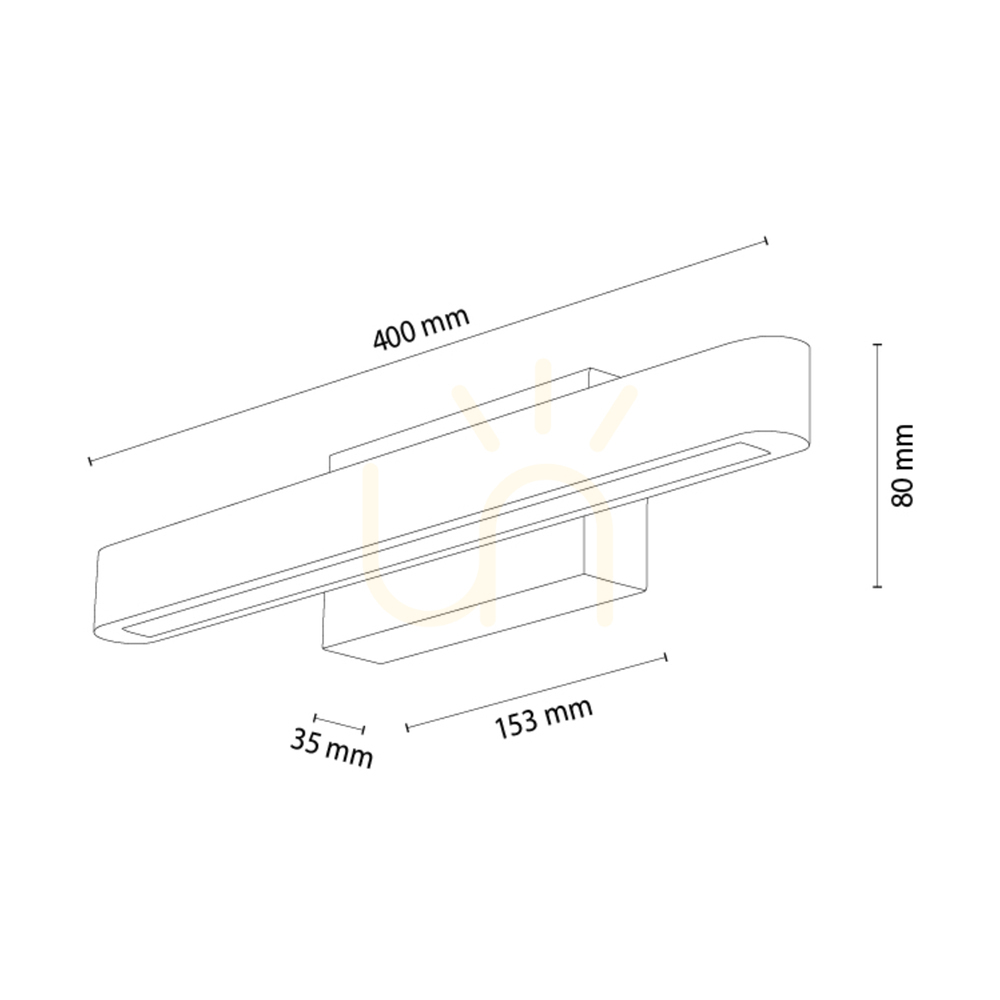 previzualizare Aplică de perete Forestier, stejar uleiat/negru, 1xLED 7 W, 40 cm Aplică de perete Forestier, stejar uleiat/negru, 1xLED 7 W, 40 cm