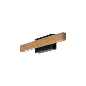 Aplică de perete Forestier, maro/negru, 1xLED, 7 W, 40 cm small 0
