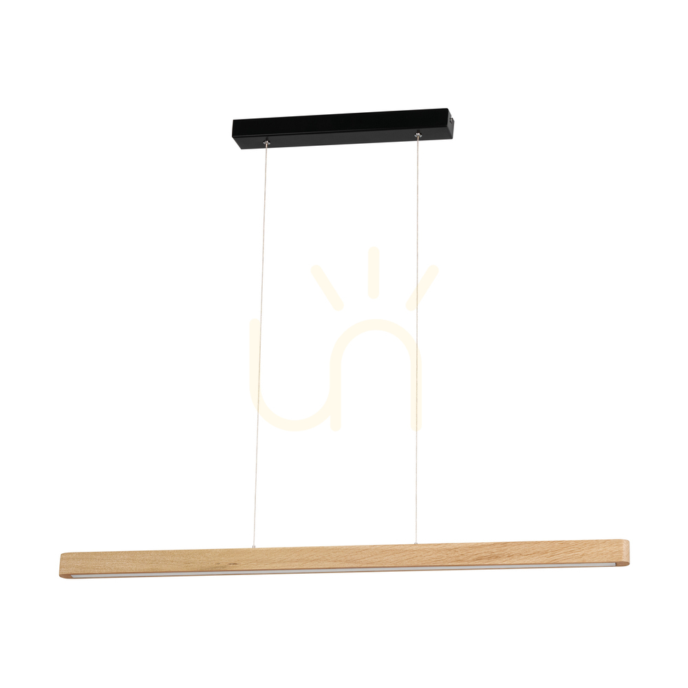 Verifica Lampa suspendată Forestier, stejar uleiat/negru, 1xLED 17 W, 90 cm Lampa suspendată Forestier, stejar uleiat/negru, 1xLED 17 W, 90 cm