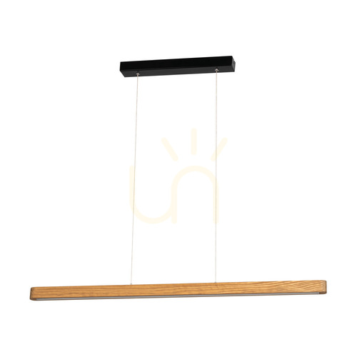 Verifica Lampa suspendată Forestier, maro/negru, 1xLED, 17 W, 90 cm