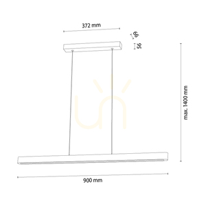 Lampa suspendată Forestier, nuc/negru, 1xLED, 17 W, 90 cm 1 Lampa suspendată Forestier, nuc/negru, 1xLED, 17 W, 90 cm small 1