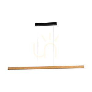 Lampa suspendată Forestier, maro/negru, 1xLED 23 W, iluminare în sus și în jos, 118 cm 0 Lampa suspendată Forestier, maro/negru, 1xLED 23 W, iluminare în sus și în jos, 118 cm small 0