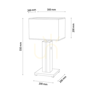 Lampa de masă Flamo, stejar/negru, abajur bej-negru, 1xE27 + 1xLED 4,6 W, 30 cm 1 Lampa de masă Flamo, stejar/negru, abajur bej-negru, 1xE27 + 1xLED 4,6 W, 30 cm small 1