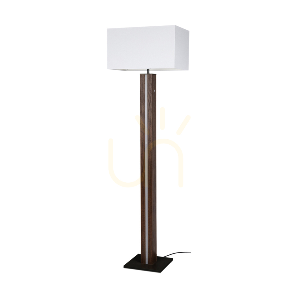 Verifica Lampa de podea Flamo, nuc/negru, abajur alb, 1xE27 + 1xLED 16 W, 45 cm Lampa de podea Flamo, nuc/negru, abajur alb, 1xE27 + 1xLED 16 W, 45 cm