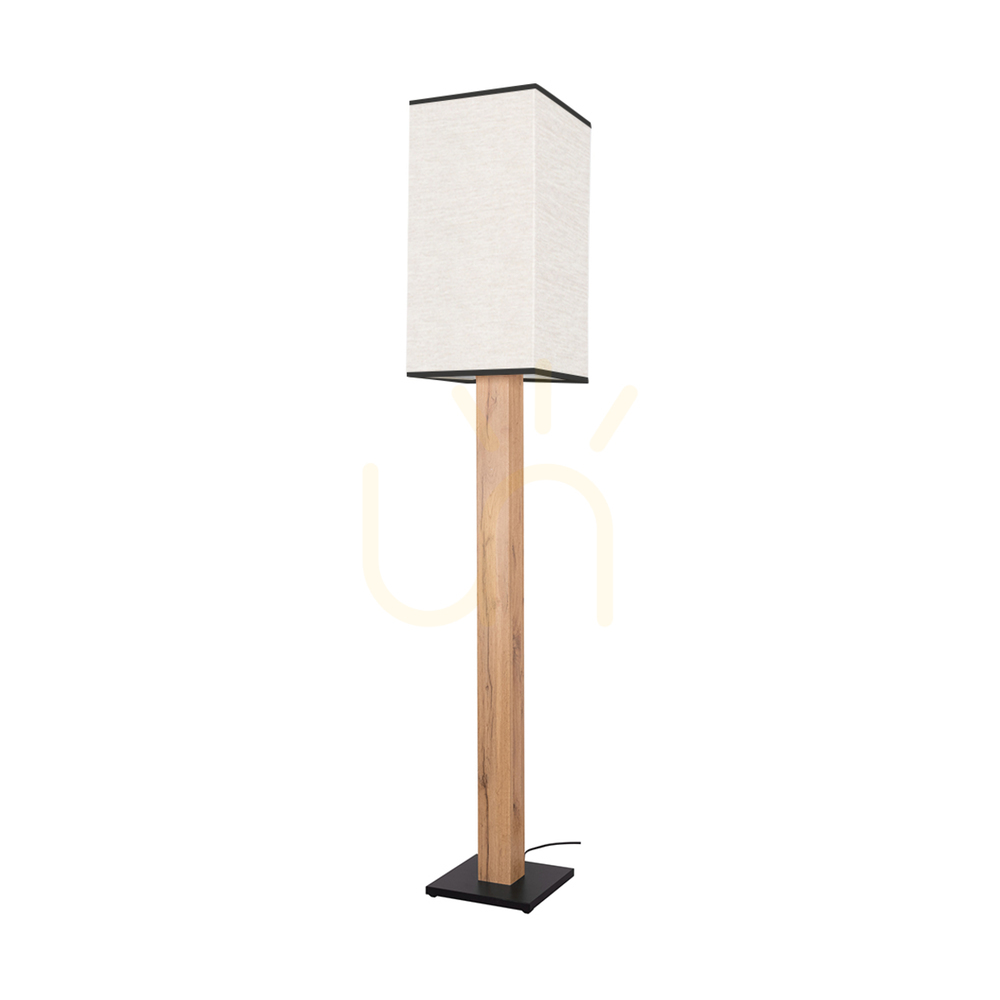 Verifica Lampa de podea Nomma, stejar/negru, abajur bej-negru, 1xE27, 30 cm Lampa de podea Nomma, stejar/negru, abajur bej-negru, 1xE27, 30 cm