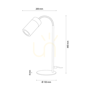 Lampa de masă Artemis, stejar uleiat/negru, 1xGU10, 6 W, 20 cm 1 Lampa de masă Artemis, stejar uleiat/negru, 1xGU10, 6 W, 20 cm small 1