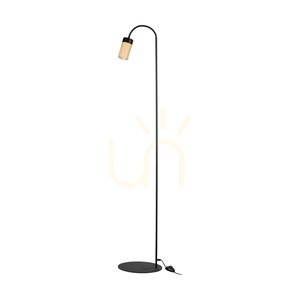 Lampa de podea Artemis, stejar uleiat/negru, 1xGU10, 6 W, 35 cm small 0