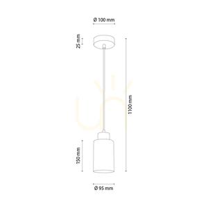 Lampa suspendată Selva, stejar uleiat, 1xE27, Ø10 cm 2 Lampa suspendată Selva, stejar uleiat, 1xE27, Ø10 cm small 2