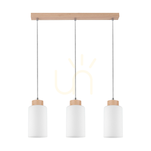 Verifica Lampa suspendată Selva, stejar tratat cu ulei, 3xE27, 52 cm