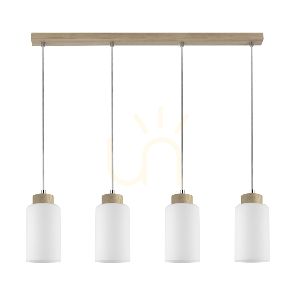 Verifica Lampa suspendată Selva, stejar tratat cu ulei, 4xE27, 75 cm Lampa suspendată Selva, stejar tratat cu ulei, 4xE27, 75 cm