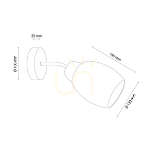 Aplică de perete Skaja, stejar uleiat, 1xE27, 30 cm 2 Aplică de perete Skaja, stejar uleiat, 1xE27, 30 cm small 2